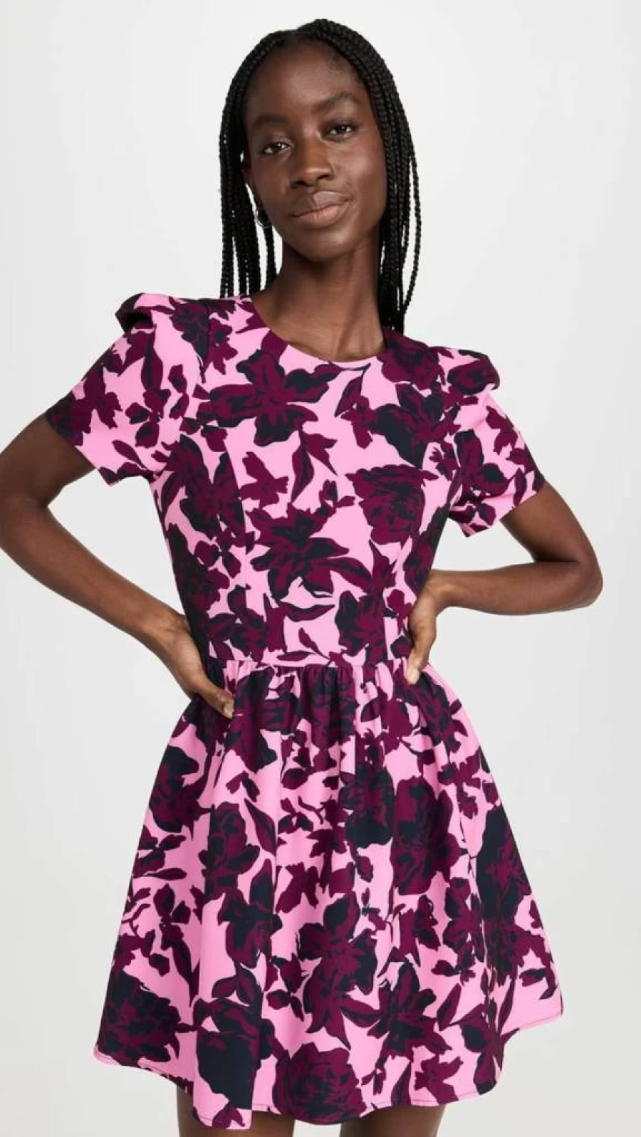 Black Halo Women's Chadwick Mini Dress - Elegant Short Sleeve Party Dress for Special Occasions