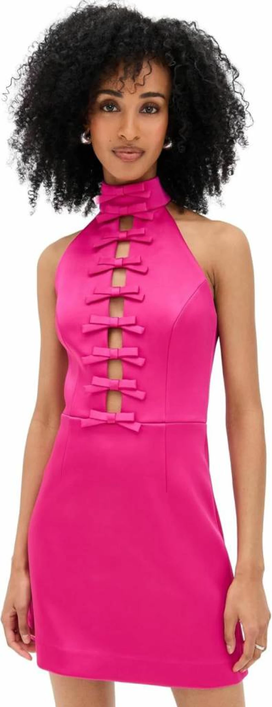Rebecca Vallance Women's Saskia Bow Mini Dress - Elegant Bow Detail Party Dress