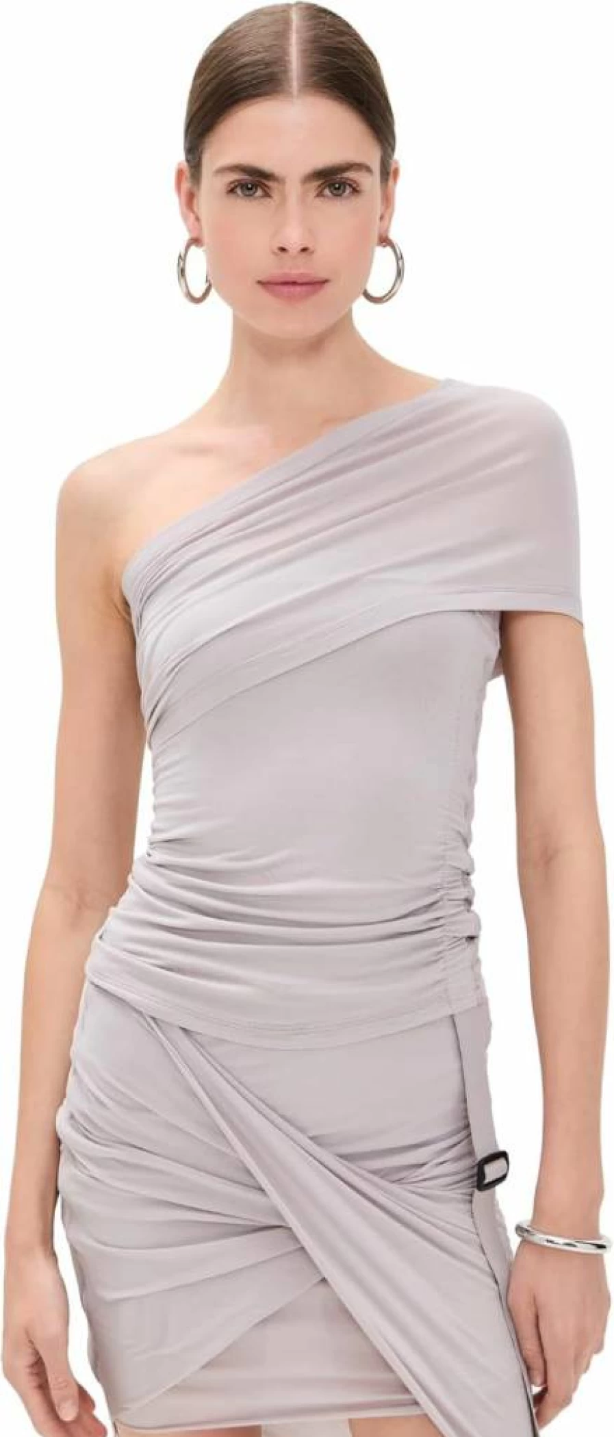 Helmut Lang Women's Asymmetrical Cut Protective Style Top