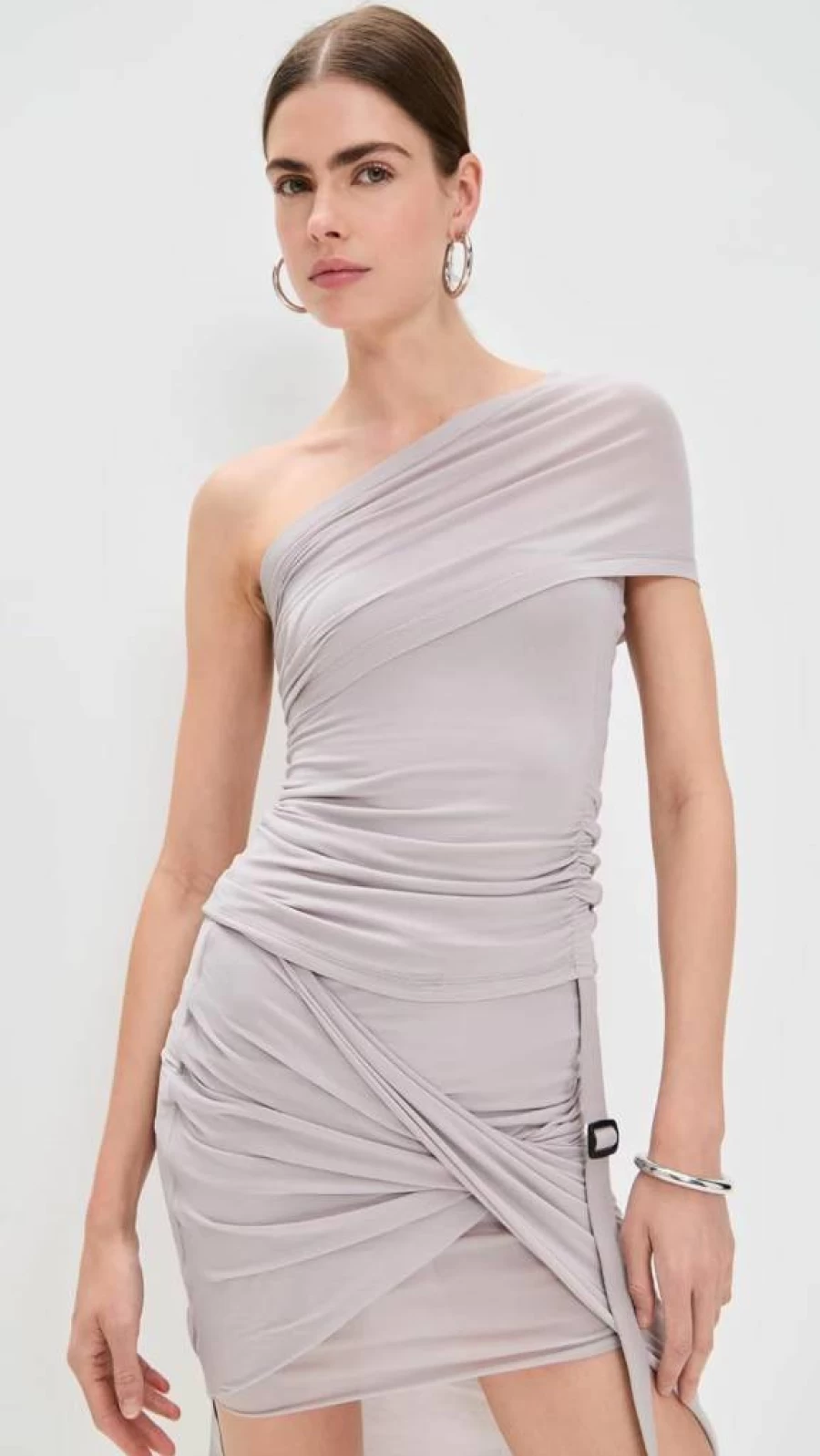 Helmut Lang Women's Asymmetrical Cut Protective Style Top
