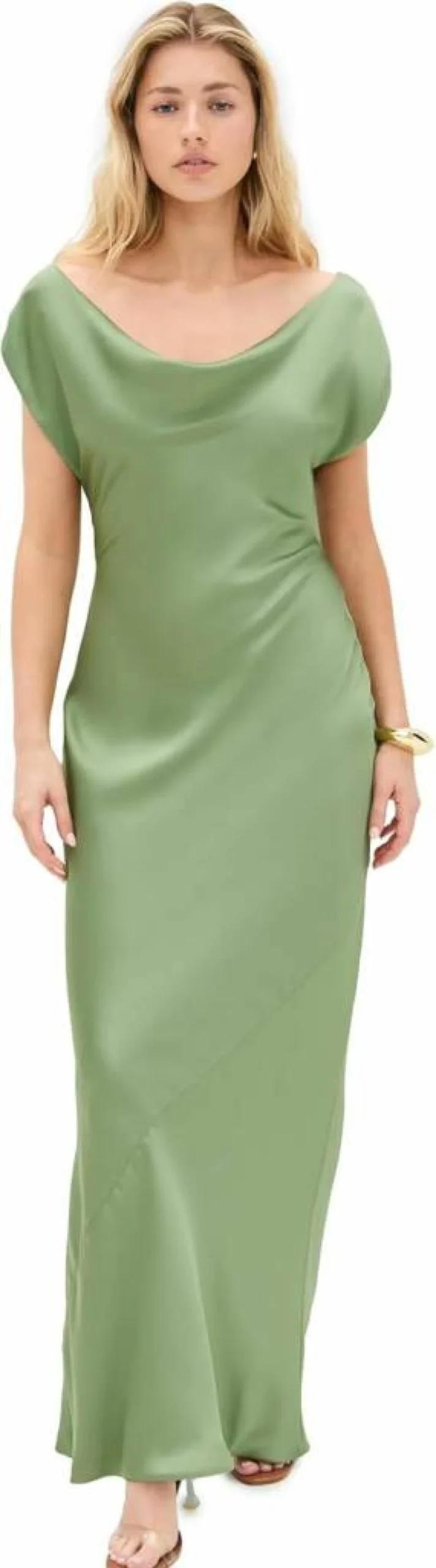 Norma Kamali Women's Elegant Cap Sleeve Maria Gown - Classic Party Dress