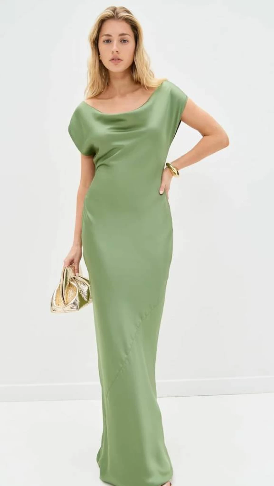 Norma Kamali Women's Elegant Cap Sleeve Maria Gown - Classic Party Dress