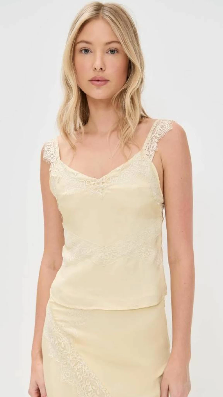 ALOHAS Women's Hebe Yellow Top - Stylish Casual Blouse for Women