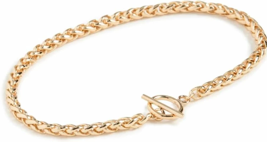 SHASHI Women's Olympia Bracelet - Elegant Gold-Tone Bangle for Everyday Wear