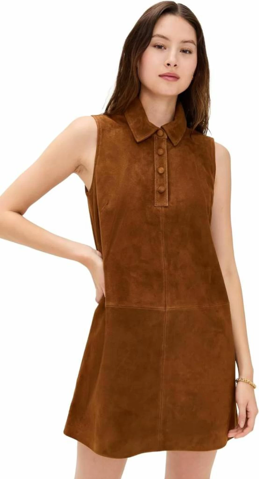 FRAME Women's Suede City Shift Dress - Elegant & Stylish Suede Dress for Women