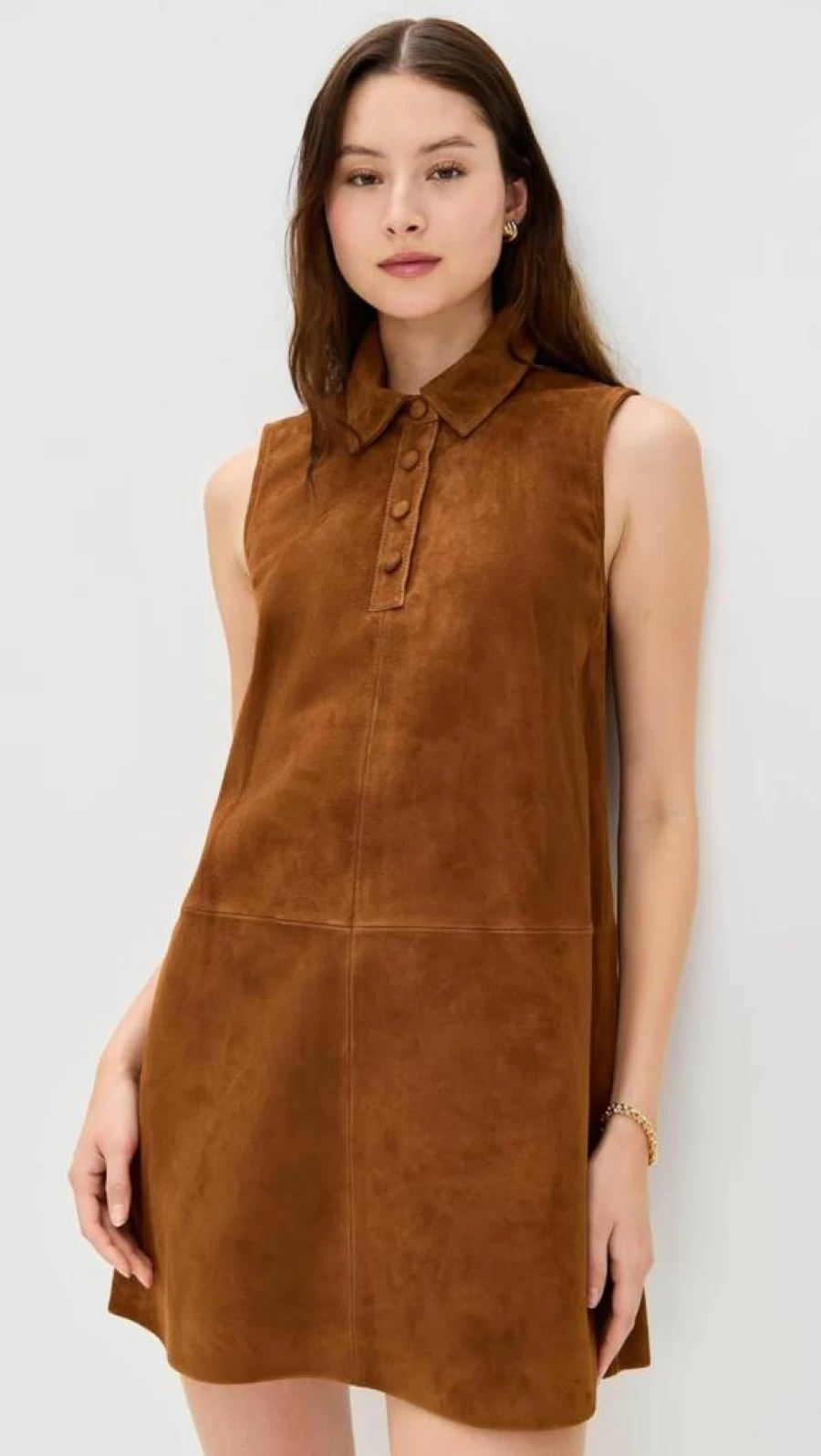 FRAME Women's Suede City Shift Dress - Elegant & Stylish Suede Dress for Women
