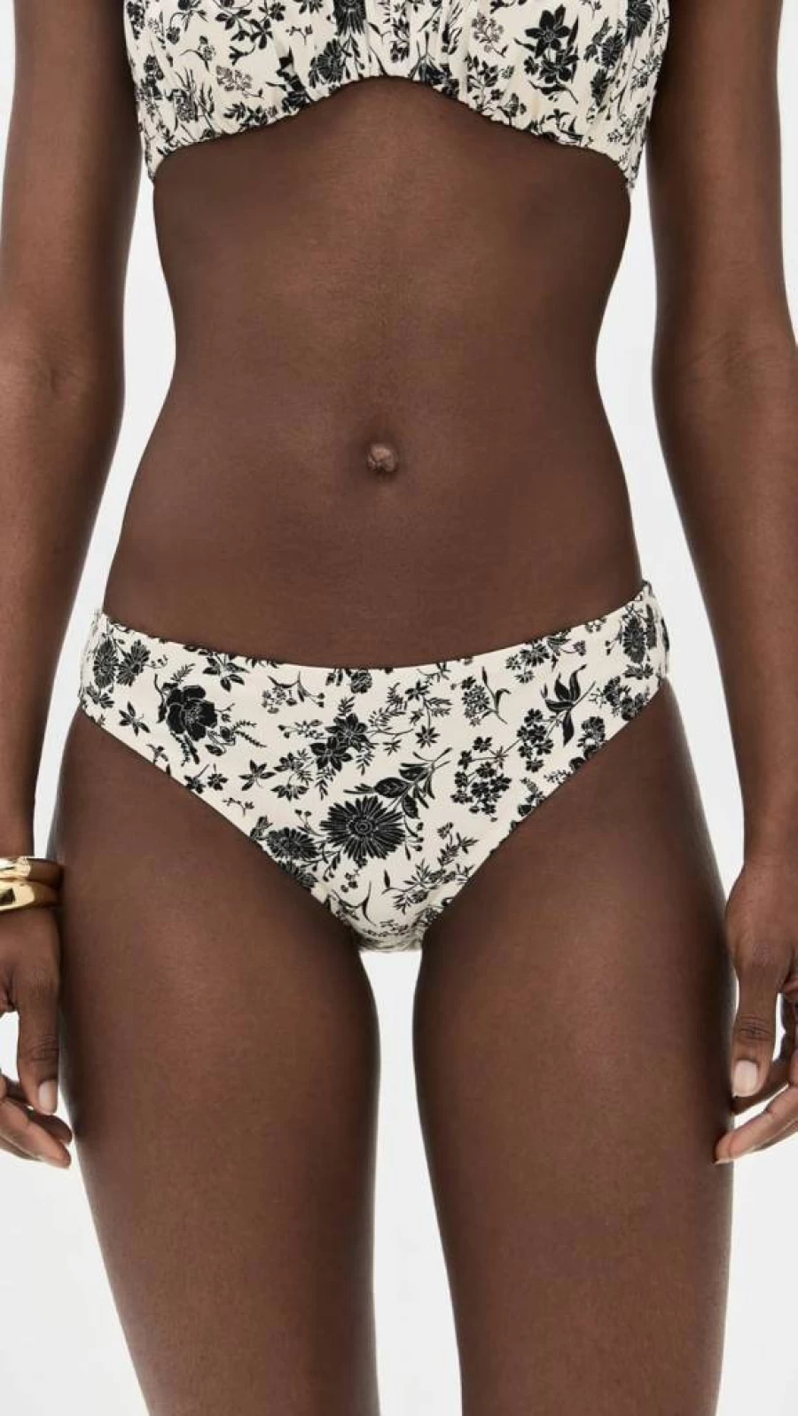 Ulla Johnson Dani Women's Mid Rise Bikini Bottoms | High-Quality Swimwear