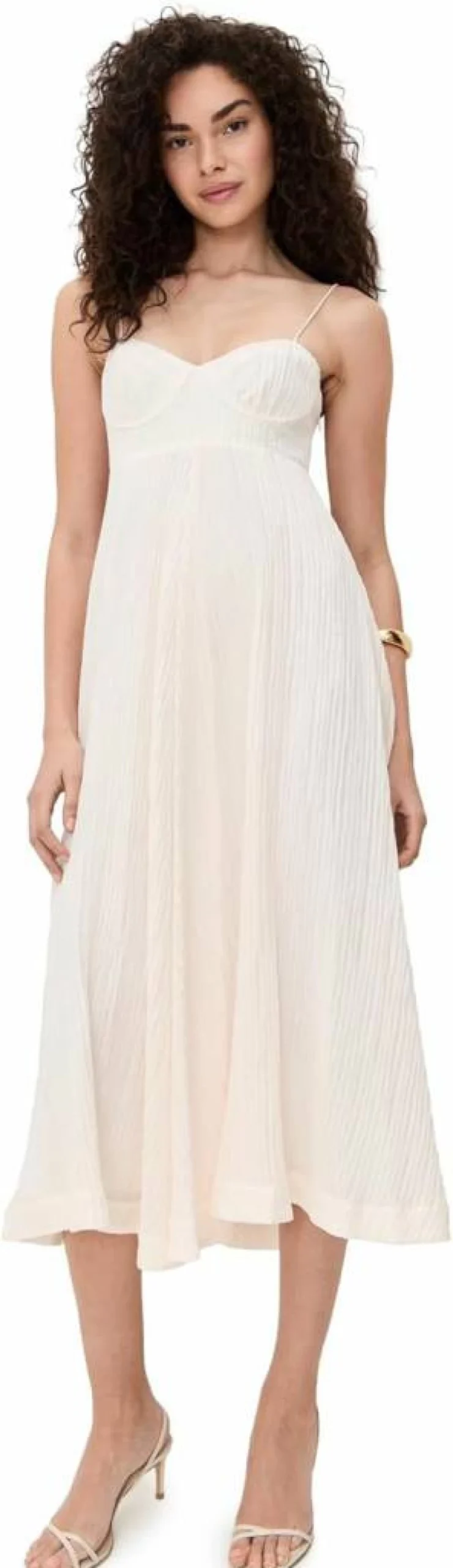 AMUR Women's Jill Midi Dress - Elegant Flowy Boho Chic Summer Dress