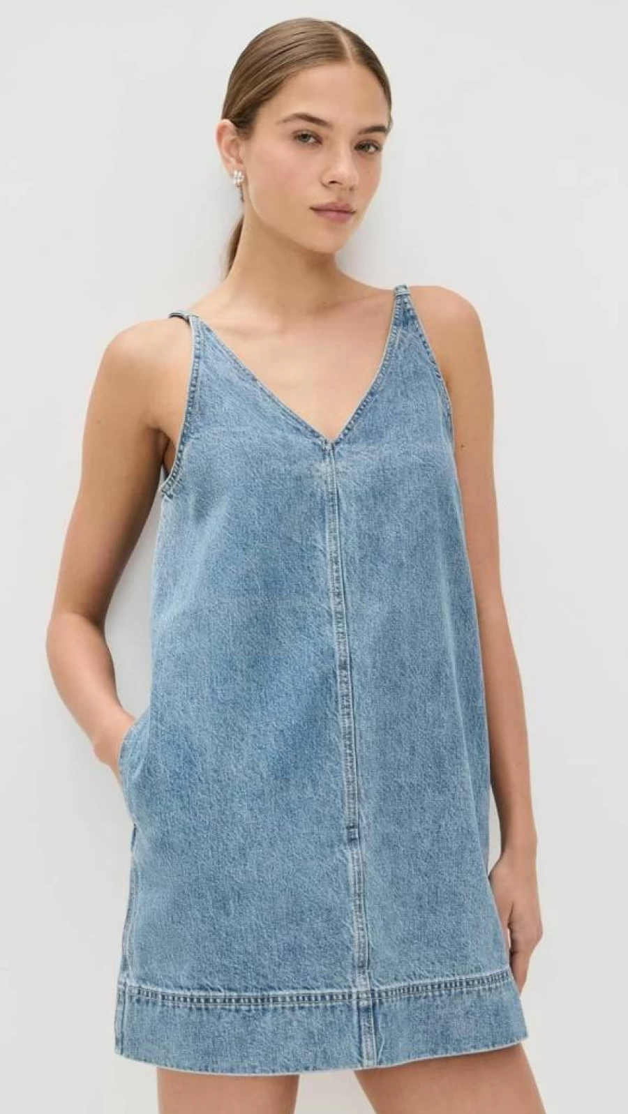 Pistola Denim Women's Tavi Denim Dress - Stylish Casual Blue Jean Dress for Women