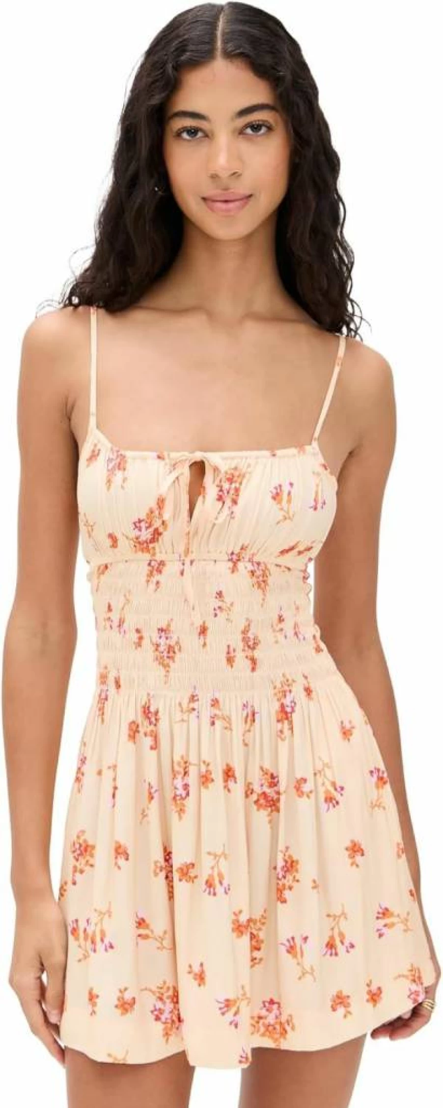 Ciao Lucia Women's Maia Dress - Boho Chic Floral Maxi Dress for Summer