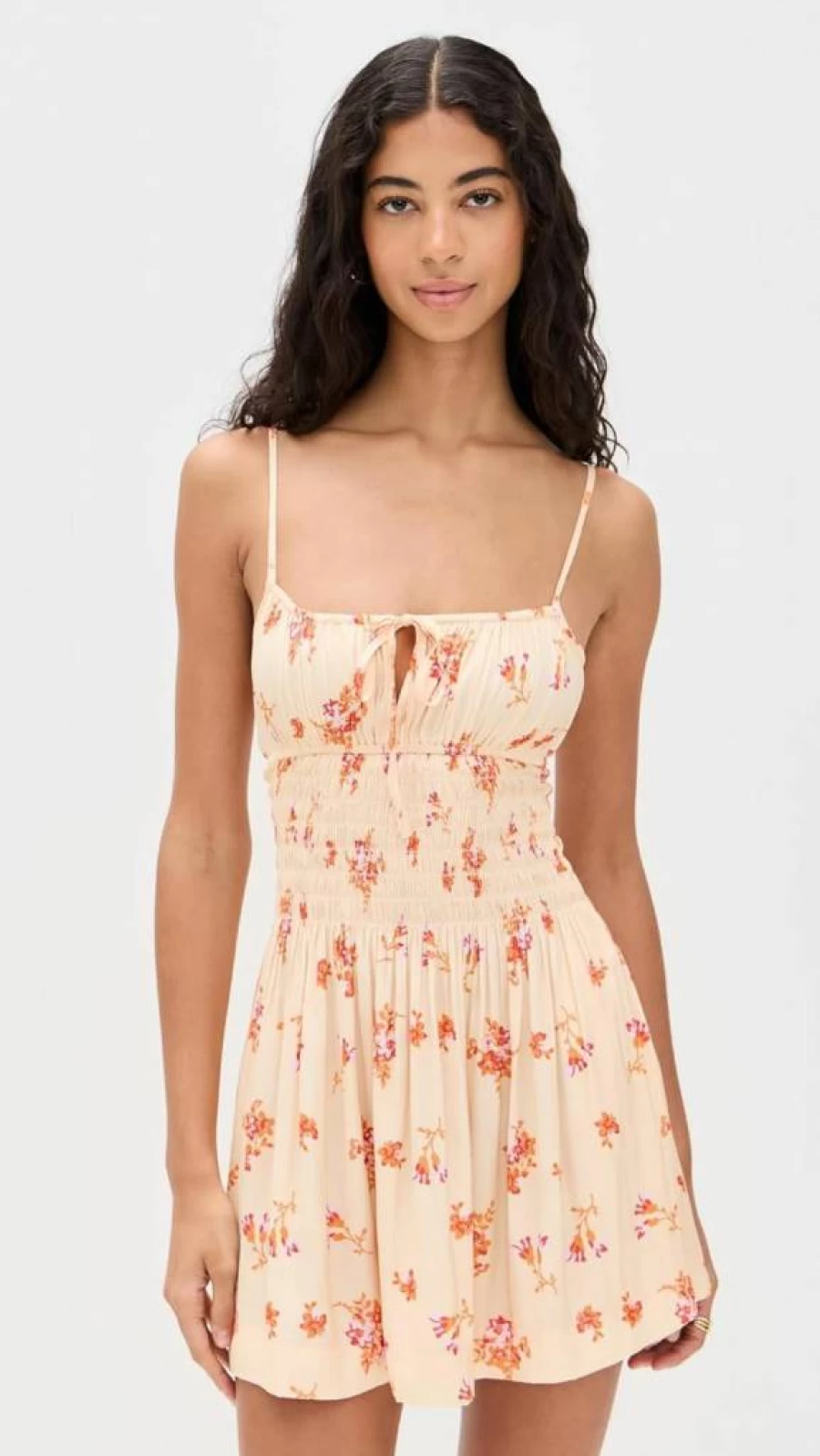Ciao Lucia Women's Maia Dress - Boho Chic Floral Maxi Dress for Summer