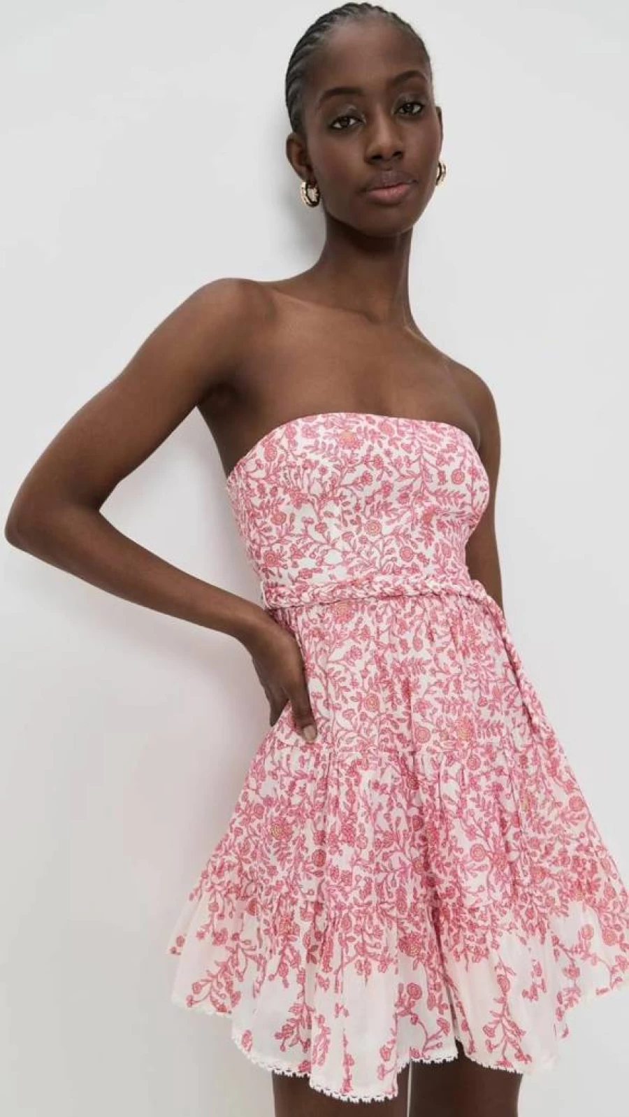 Poupette St Barth Women's Christine Bandeau Summer Dress - Elegant Beachwear & Resort Style