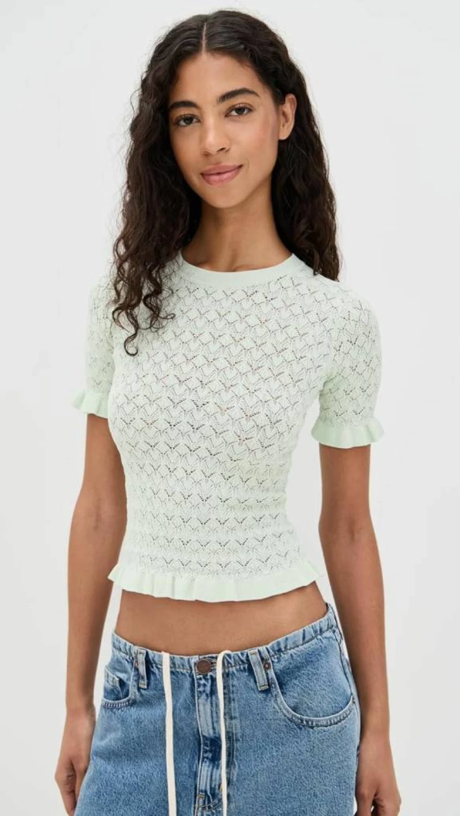 Sea Women's Short Sleeve Knit Sweater - Lightweight Fine Gauge Pullover Top