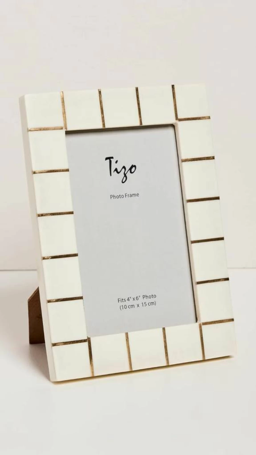 Tizo Design 4x6 Women's Photo Frame - Elegant Picture Frame for Women, Gift for Her, Wall or Tabletop Display