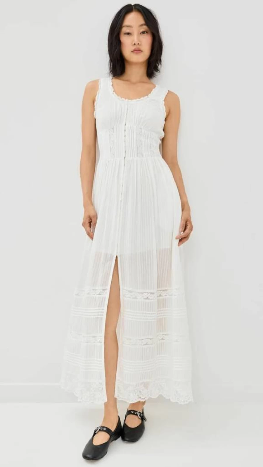 LOVESHACKFANCY Women's Santelle Floral Dress - Boho Chic Summer Maxi Dress