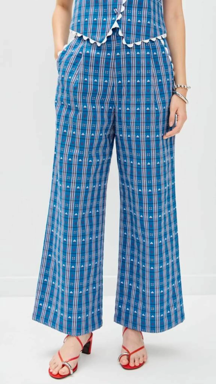 CeliaB Women's Maria High-Waisted Linen Pants - Comfortable & Stylish Casual Trousers