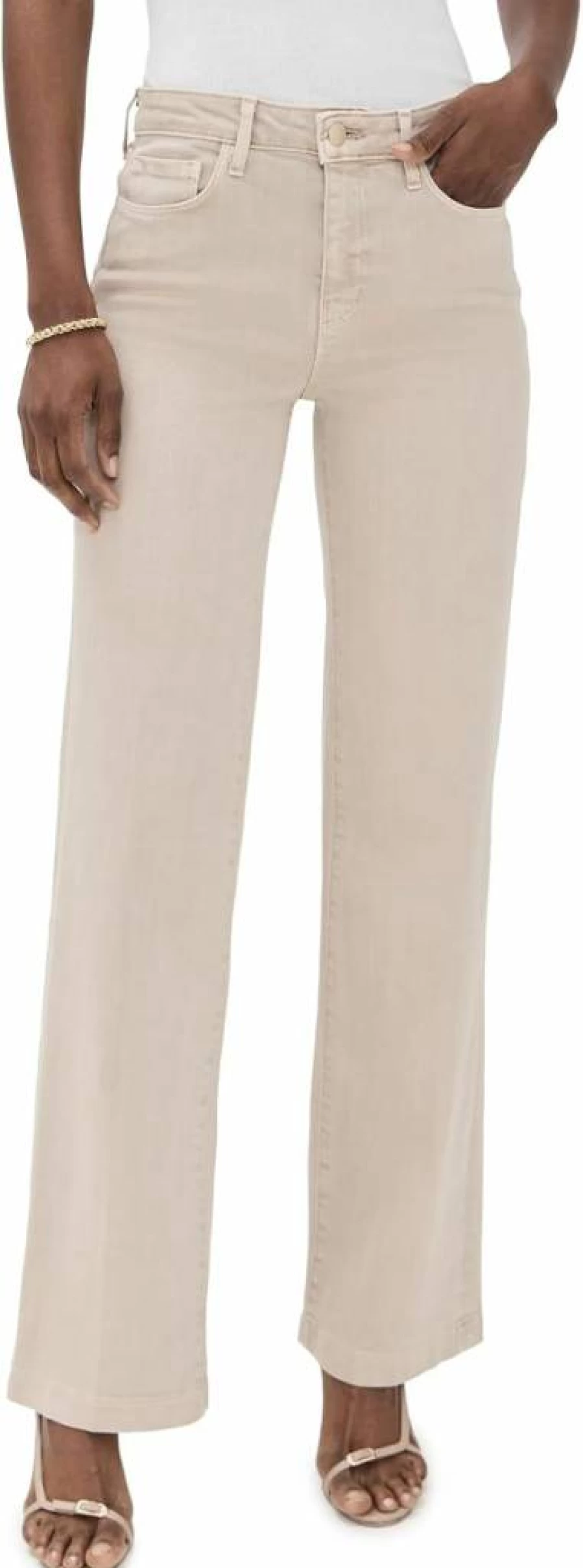 L'AGENCE Women's Scottie High Rise Wide Leg Jeans - Stylish Comfort Denim Pants