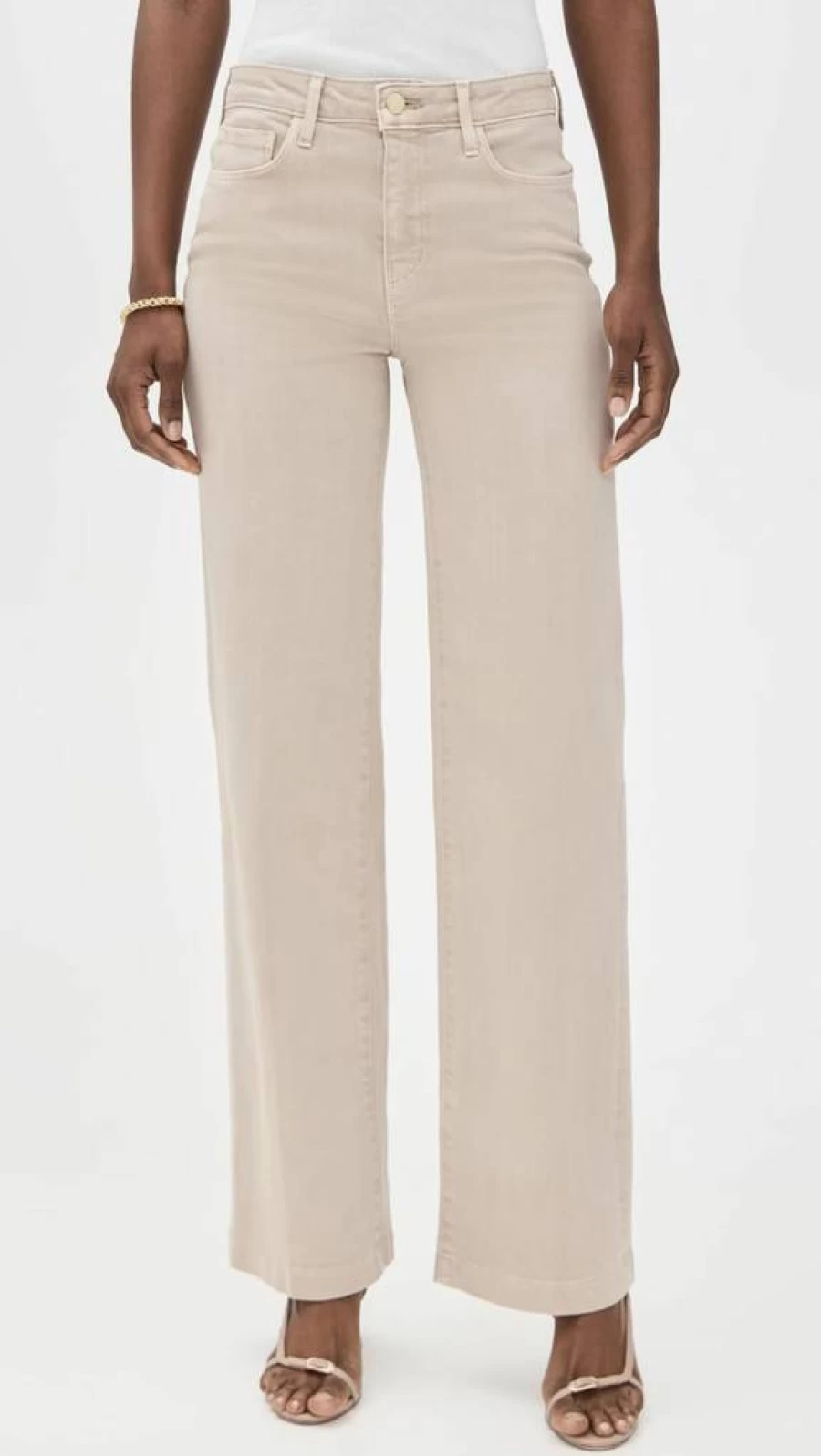 L'AGENCE Women's Scottie High Rise Wide Leg Jeans - Stylish Comfort Denim Pants