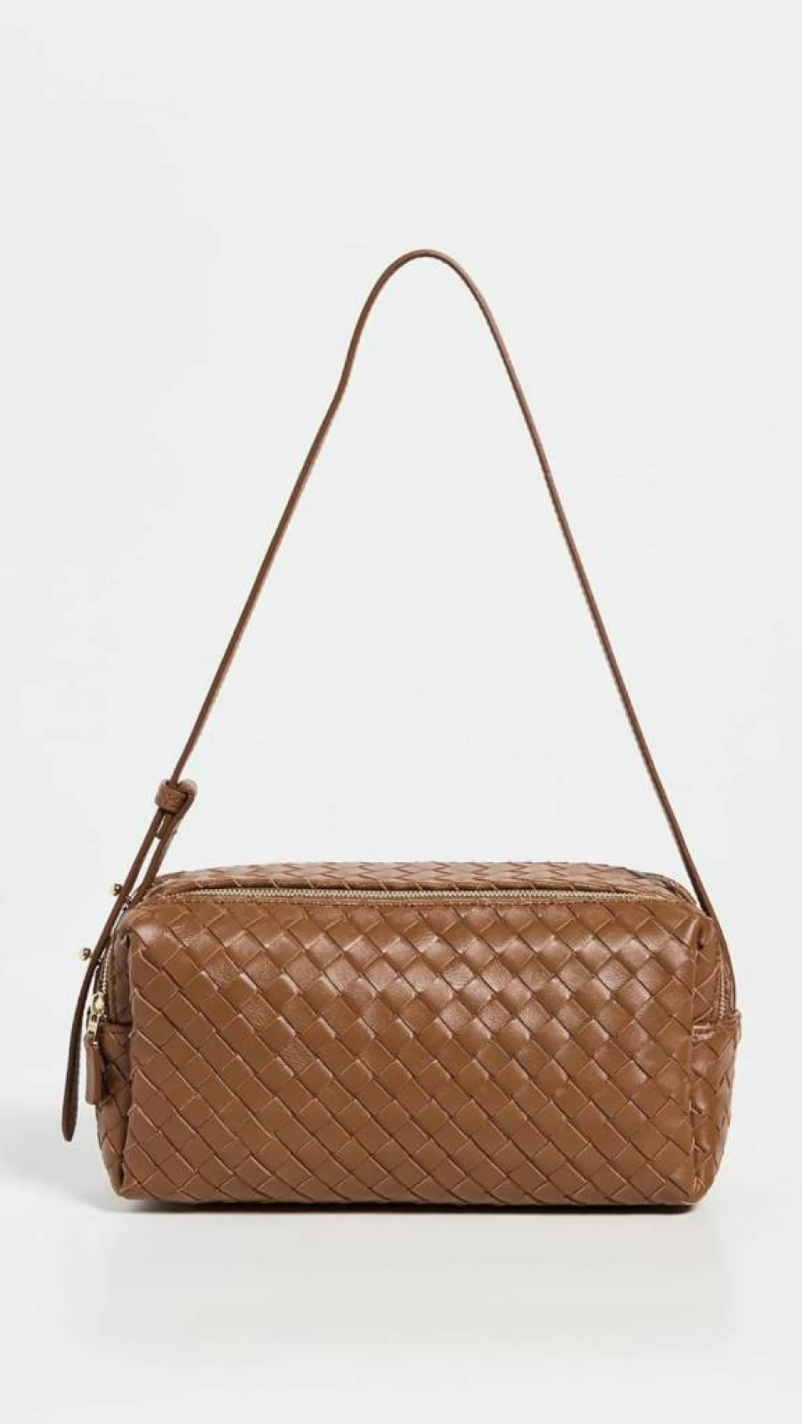 Elleme Women's Woven Leather Shoulder Bag - Stylish Trousse Handbag for Women
