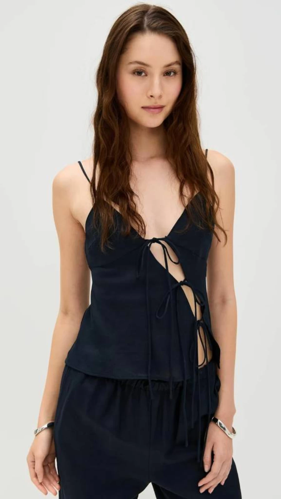 Lioness Women's Mariah Cami Top - Navy Blue, Size S