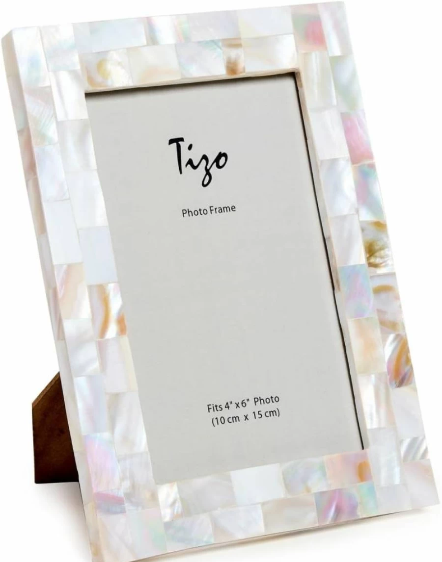 Tizo Design 4x6 Women's Photo Frame - Elegant Picture Frame for Wall or Tabletop Display