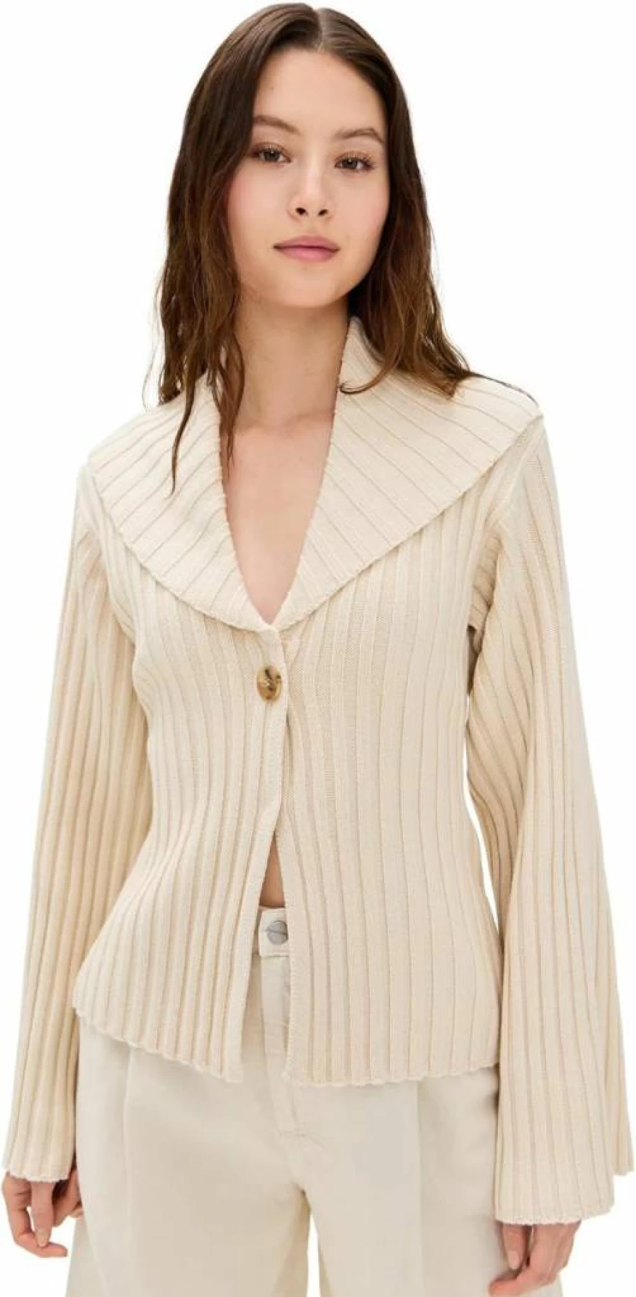 Malene Birger Women's Toka Cardigan - Elegant Knit Sweater for Stylish Layering