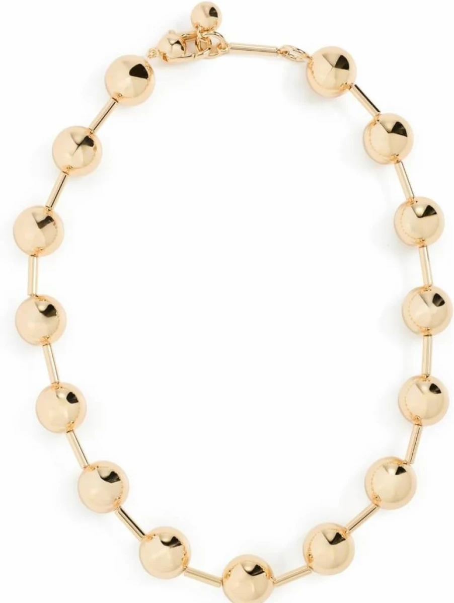 JENNY BIRD Celeste Mega Statement Necklace for Women - Elegant Layered Gold-Tone Jewelry