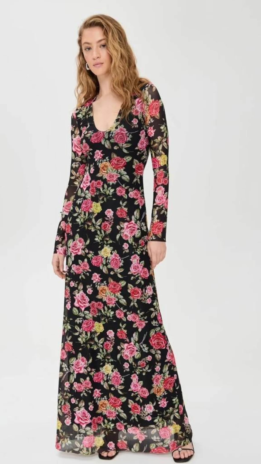 AFRM Women's Ruby Red Dress - Elegant A-Line Cocktail Dress for Special Occasions