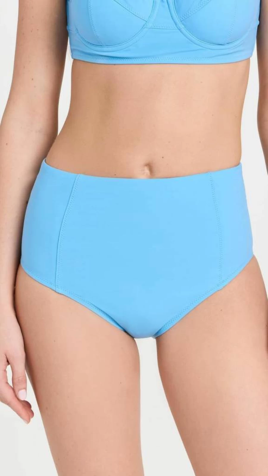 Ulla Johnson Zahara Bikini Bottoms for Women - High-Waist Swimwear Beach Vacation Essentials