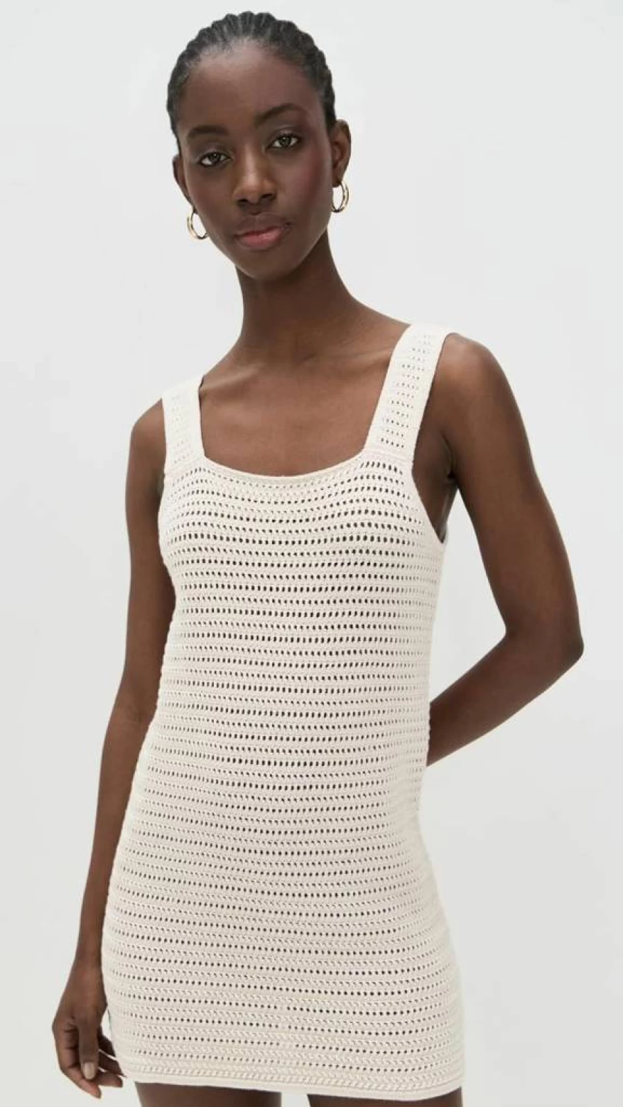 Faherty Women's Seacoast Crochet Dress - Boho Beach Summer Maxi Dress
