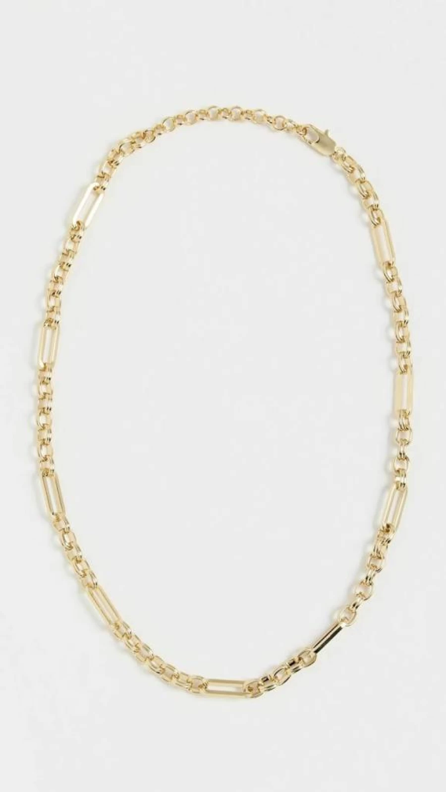 LUV AJ Charlotte Link Chain Necklace for Women - Sterling Silver Chunky Chain Necklace
