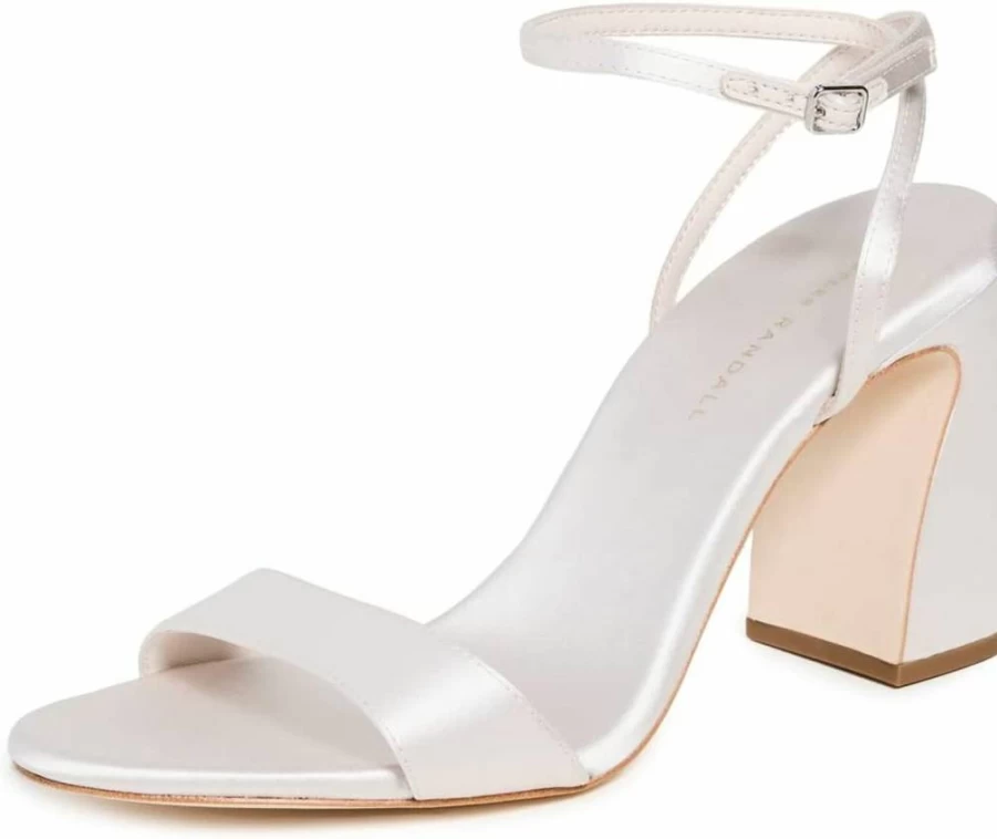 Loeffler Randall Malia Women's Curved Heel Sandals - Elegant Simple Design