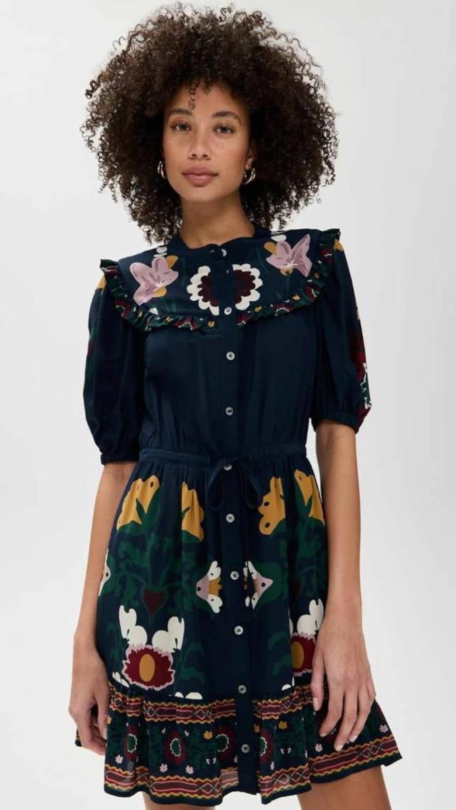 Sea Women's Floral Cassia Print Summer Dress - Boho Chic Beachwear