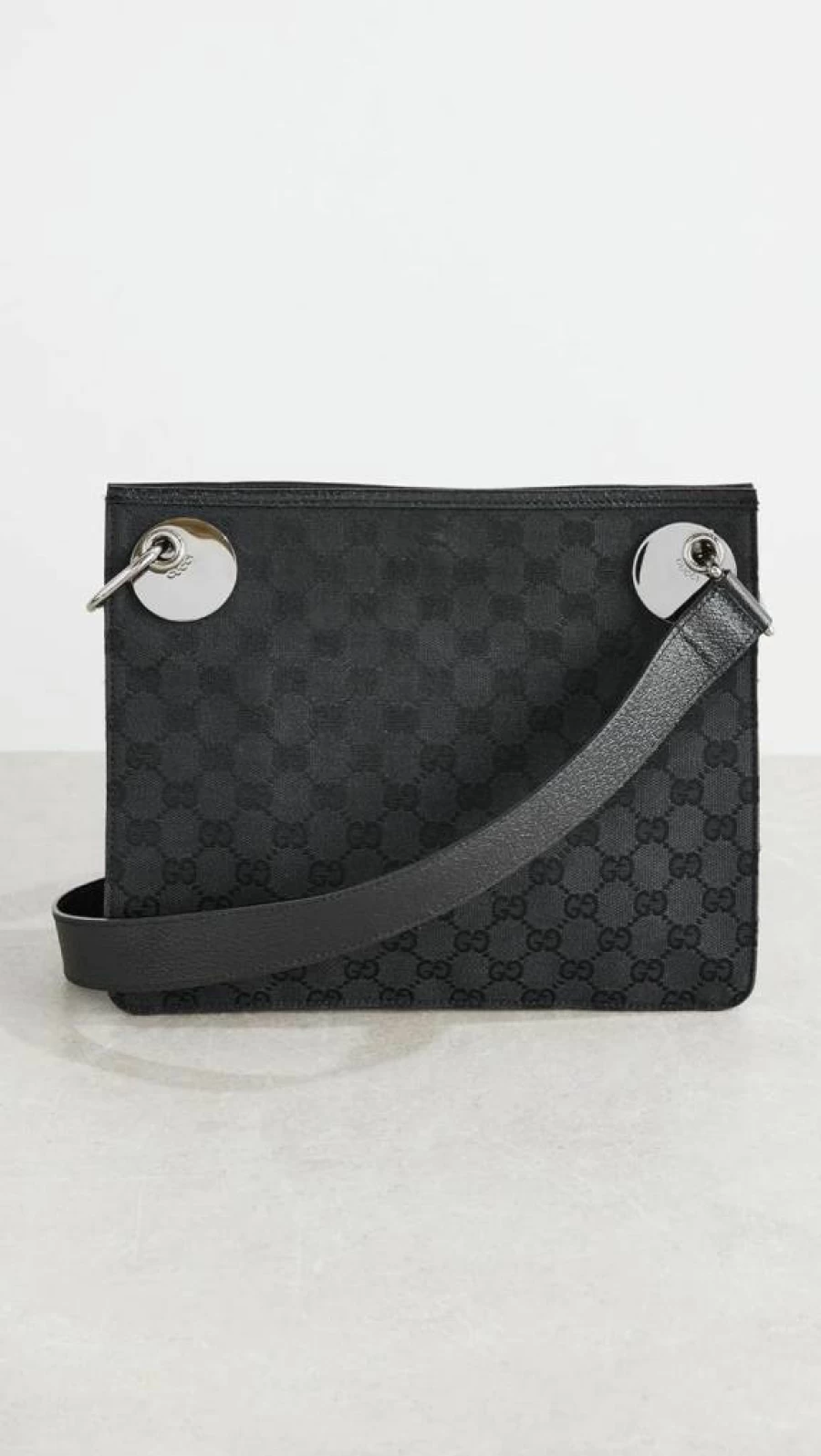 Gucci GG Canvas Pre-Owned Eclipse Crossbody Bag for Women