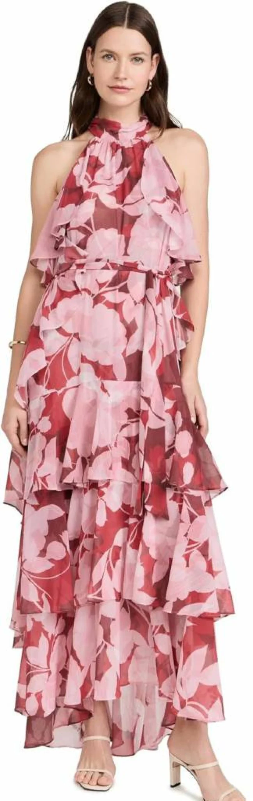 Misa Women's Calissa Flowy Summer Dress - Elegant Casual Sundress for Women