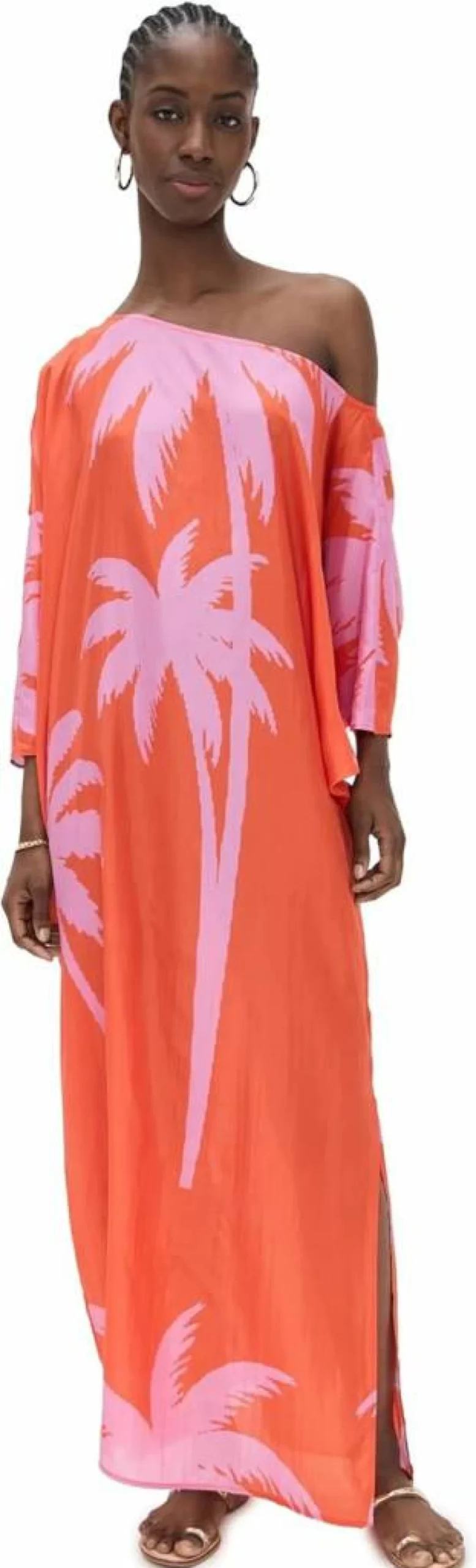 EYWASOULS MALIBU Women's Bohemian Summer Dress - Floral Print Long Maxi Dress for Beach Vacation