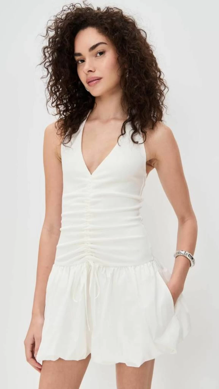 Bec + Bridge Women's Freya Bubble Mini Dress - Stylish Short Sleeve Party Dress