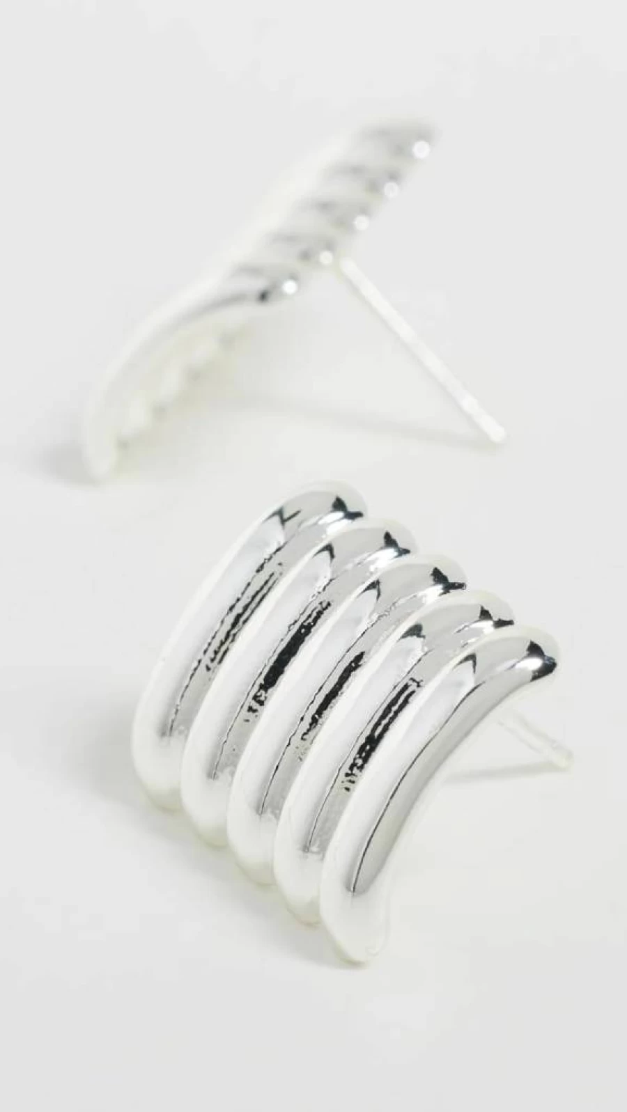 Heaven Mayhem Women's Clemmie Hoop Earrings - Sterling Silver Dangle Earrings for Women