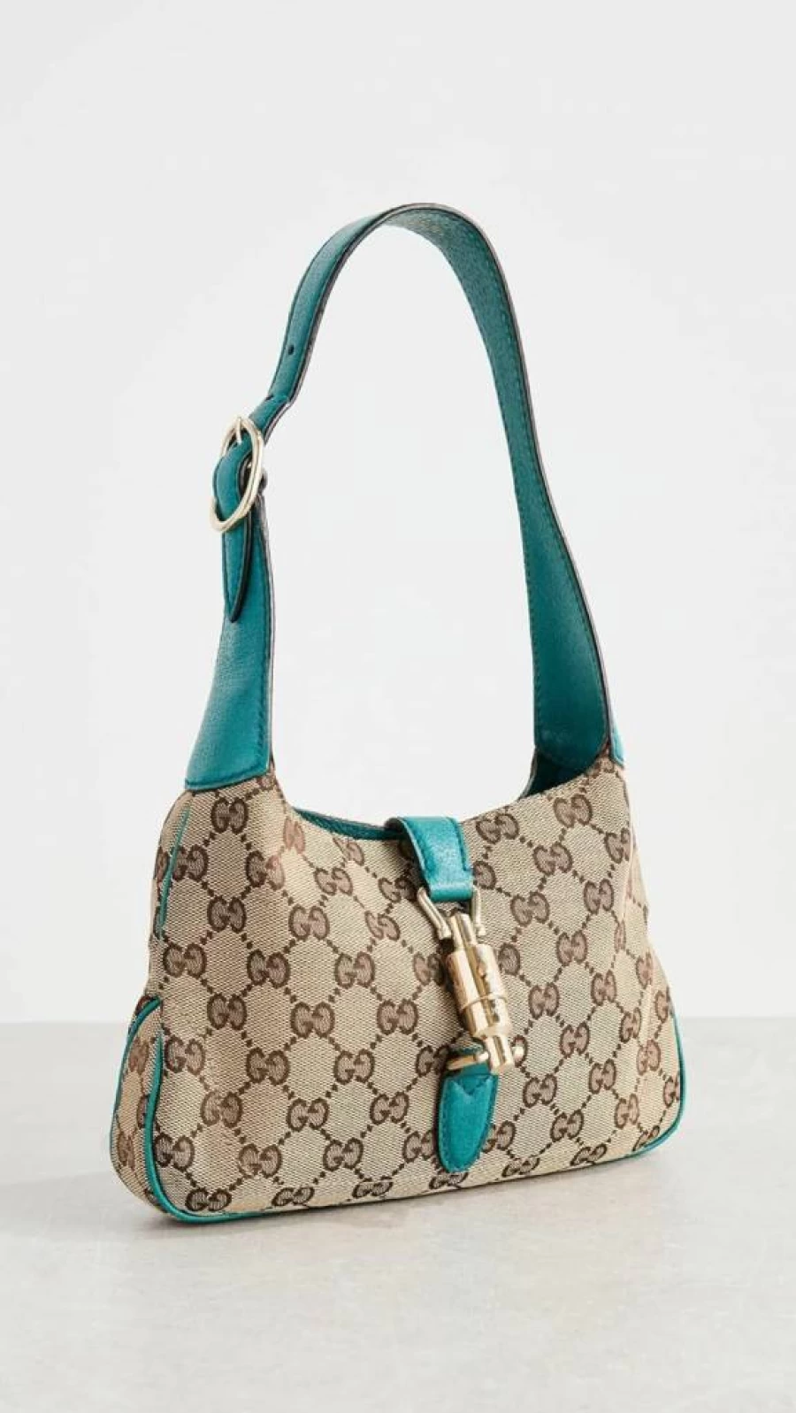 Gucci Pre-Owned Jackie Shoulder Bag in GG Canvas for Women - Vintage Gucci Handbag
