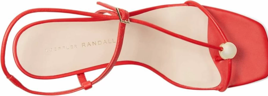 Loeffler Randall Triana Women's Strappy Mid-Heel Sandals with Ball Strap – Elegant Dress Shoes