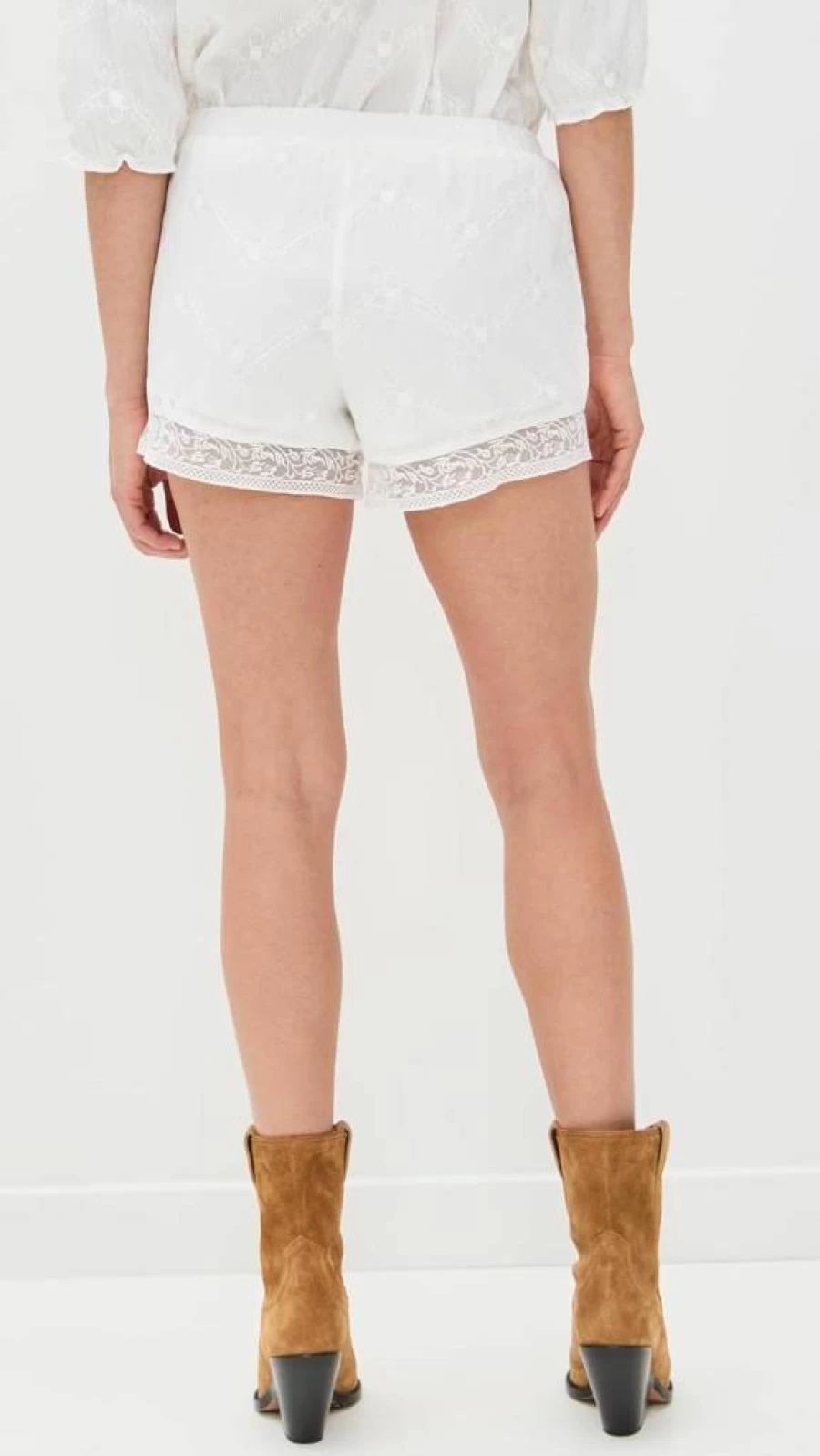 Amanda Uprichard Women's Antonia High-Waisted Stretch Skort with Side Slits - Comfortable Tennis Skirt Shorts for Casual & Athletic Wear