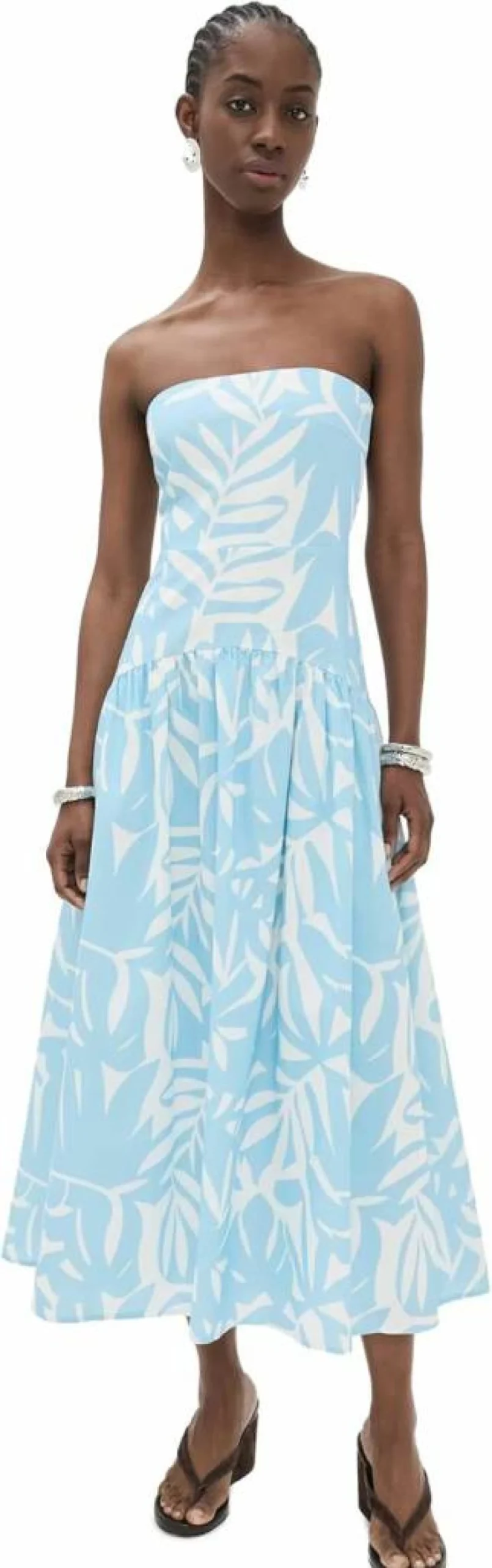 Seven Wonders Addie Midi Dress for Women - Elegant Casual Flowy Summer Dress