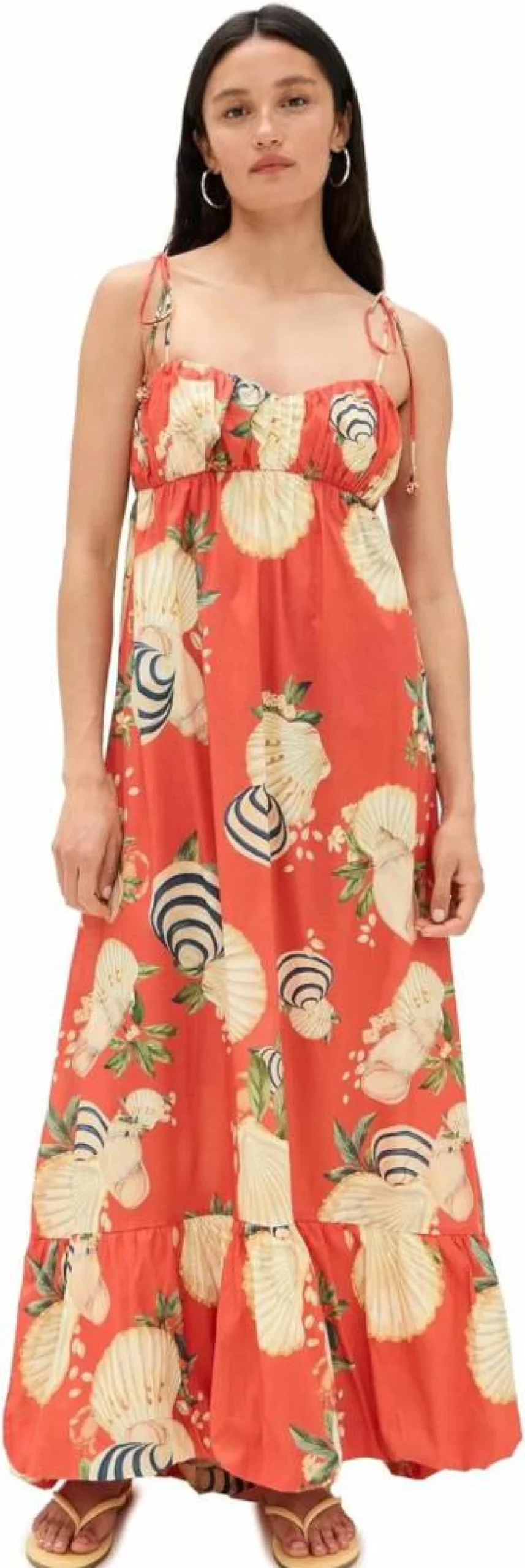 Dress To Women's Sea Shell Print Cropped Dress - Floral Summer Beach Mini Dress