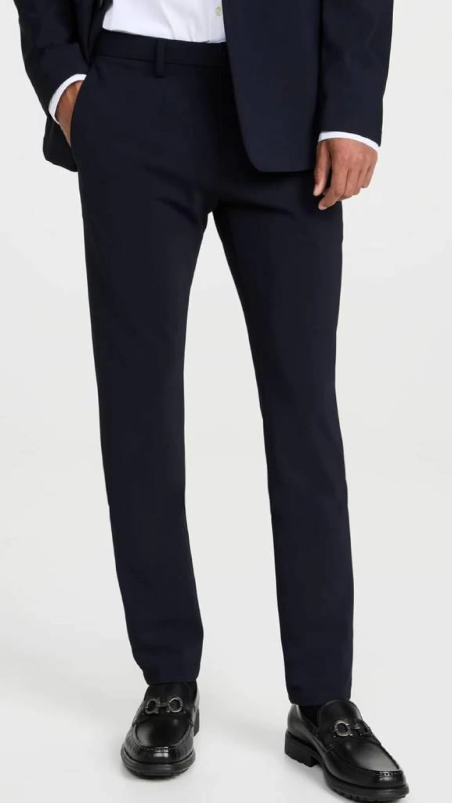 Theory Men's Zaine Slim-Fit Ponte Dress Pants for Business Casual Wear