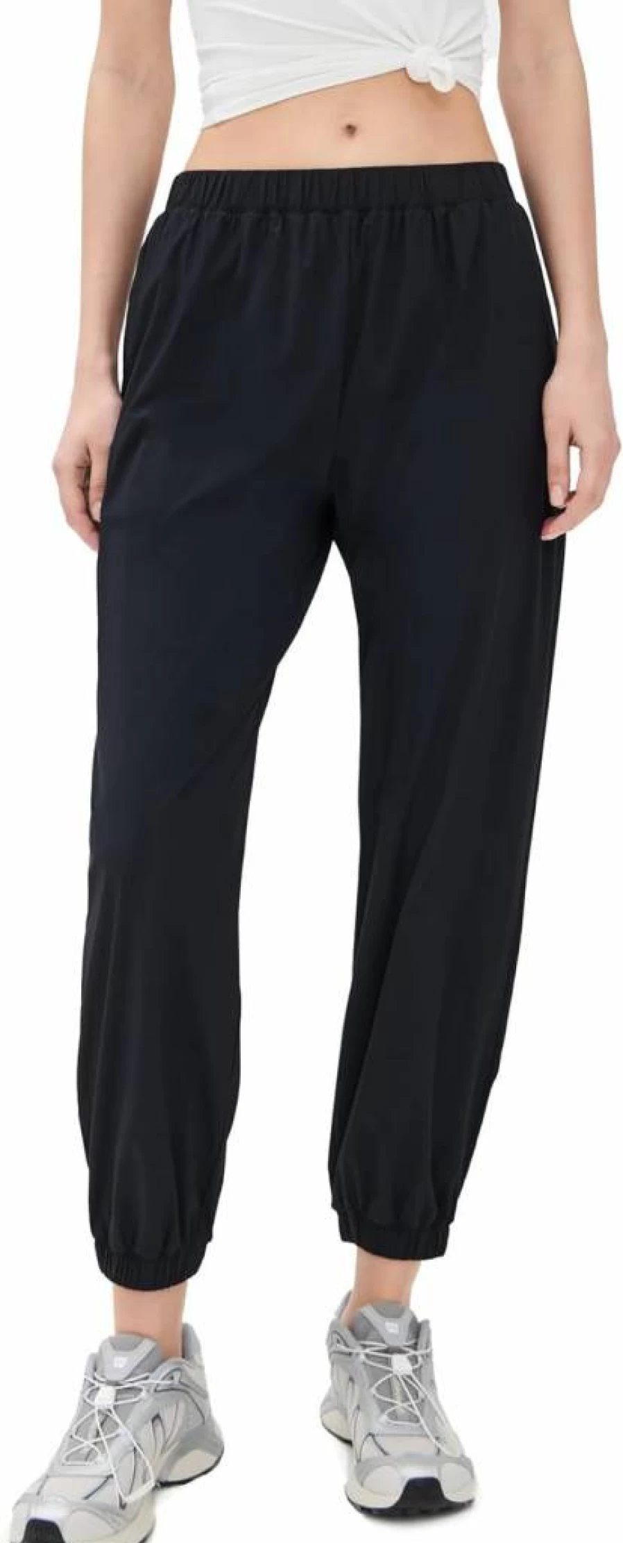 SPLITS59 Women's Megan Woven Nylon Joggers – Lightweight Comfortable Athletic Pants for Running & Training