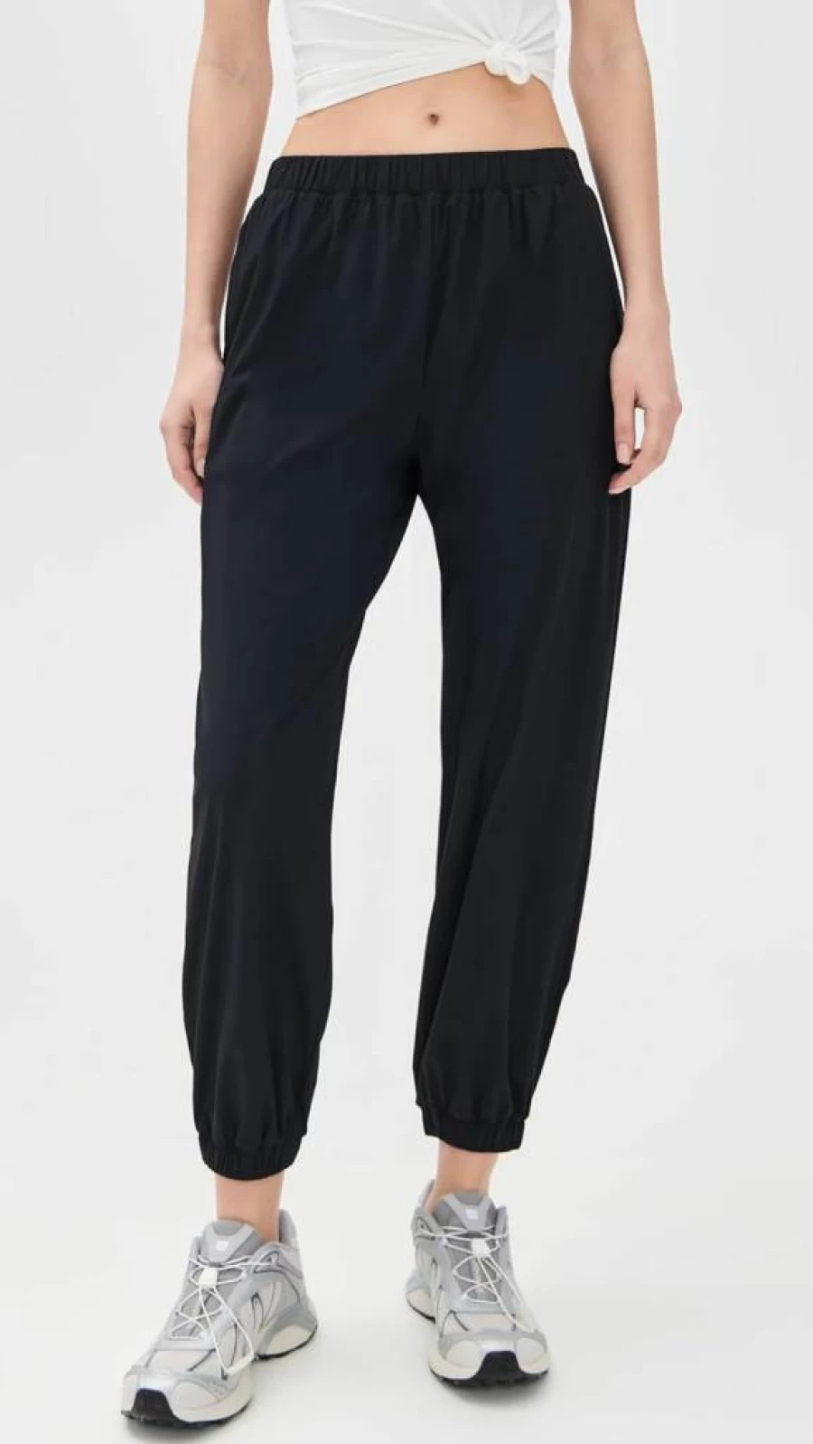 SPLITS59 Women's Megan Woven Nylon Joggers – Lightweight Comfortable Athletic Pants for Running & Training