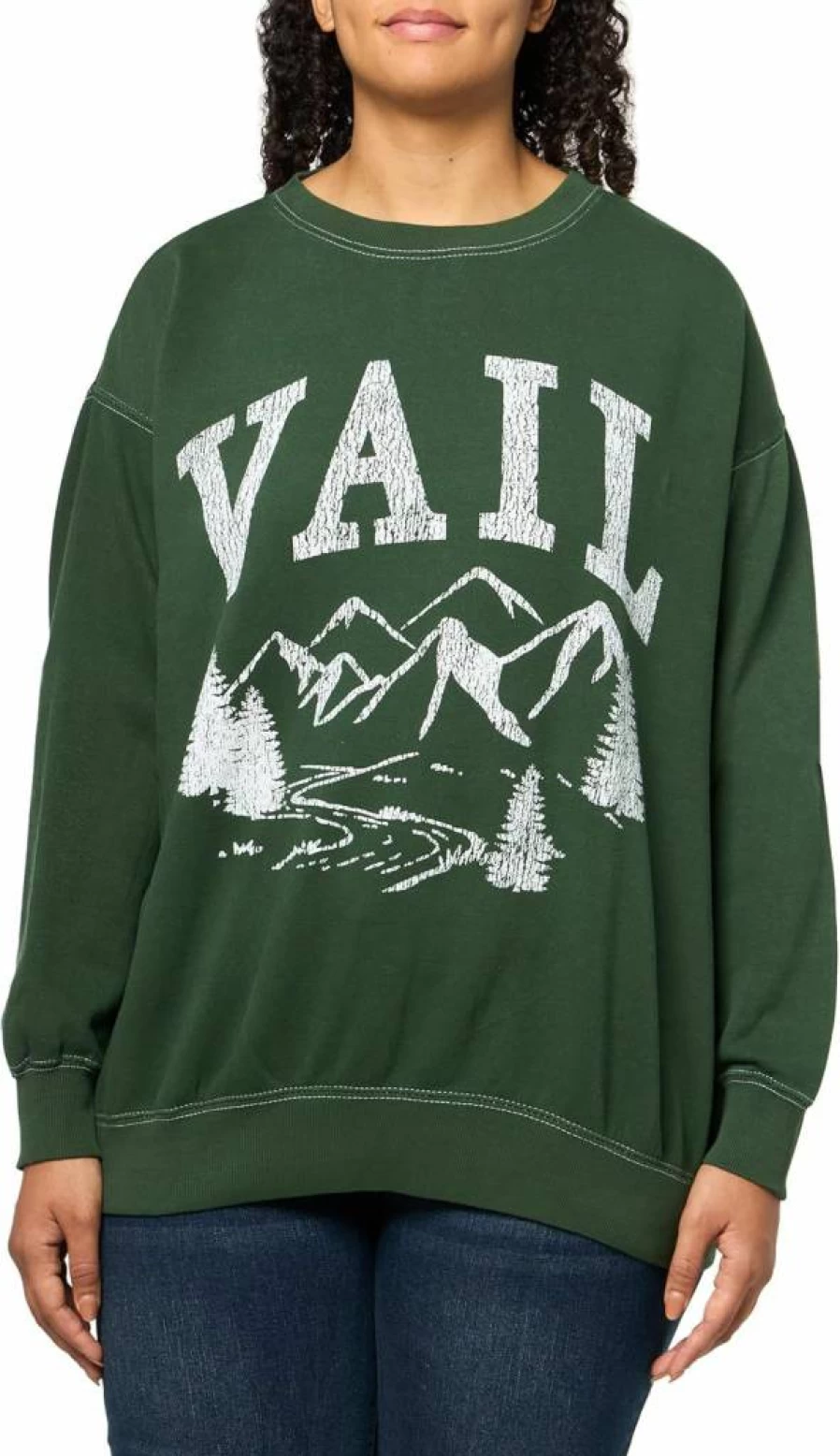 Show Me Your Mumu Women's Stanley Oversized Sweatshirt | Cozy Pullover | Casual Crewneck Top