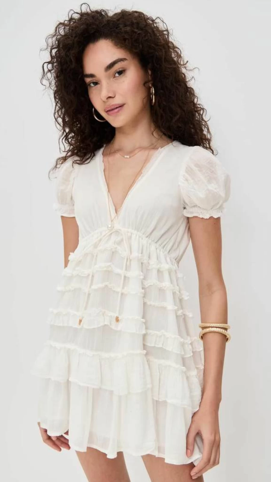 Free Women's Darcy Mini Dress by Free People - Boho Chic Flowy Short Dress