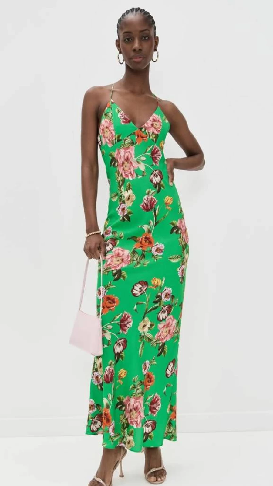 alice + olivia Women's Paloma Cami Maxi Dress - Elegant Slip Dress for Women