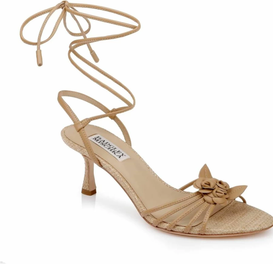 Badgley Mischka Women's Darlyn Heeled Sandals - Elegant High Heel Dress Sandals for Women